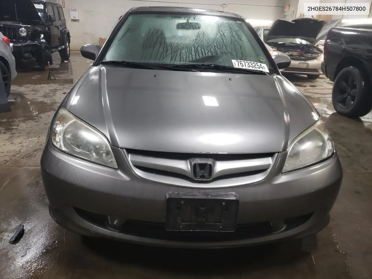 2004 Honda Civic Ex VIN: 2HGES26784H507800 Lot: 76733254