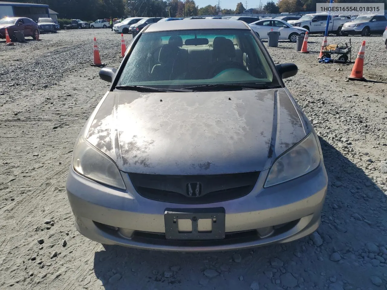 2004 Honda Civic Lx VIN: 1HGES16554L018315 Lot: 77017694