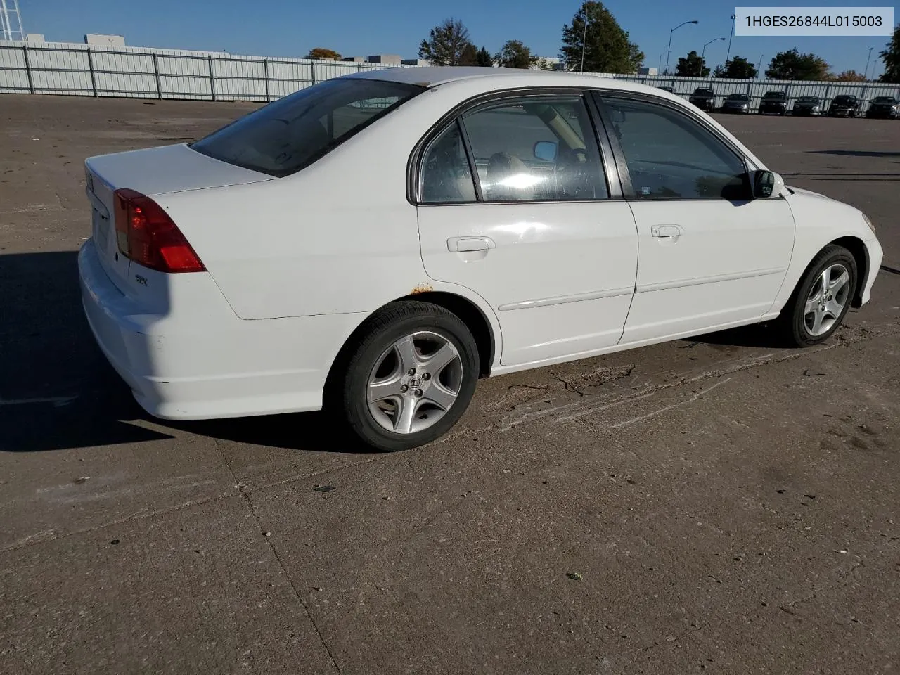 2004 Honda Civic Ex VIN: 1HGES26844L015003 Lot: 77572254