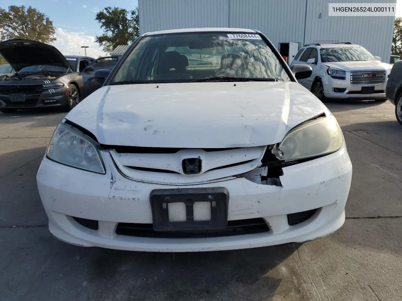 2004 Honda Civic Gx VIN: 1HGEN26524L000111 Lot: 77608444