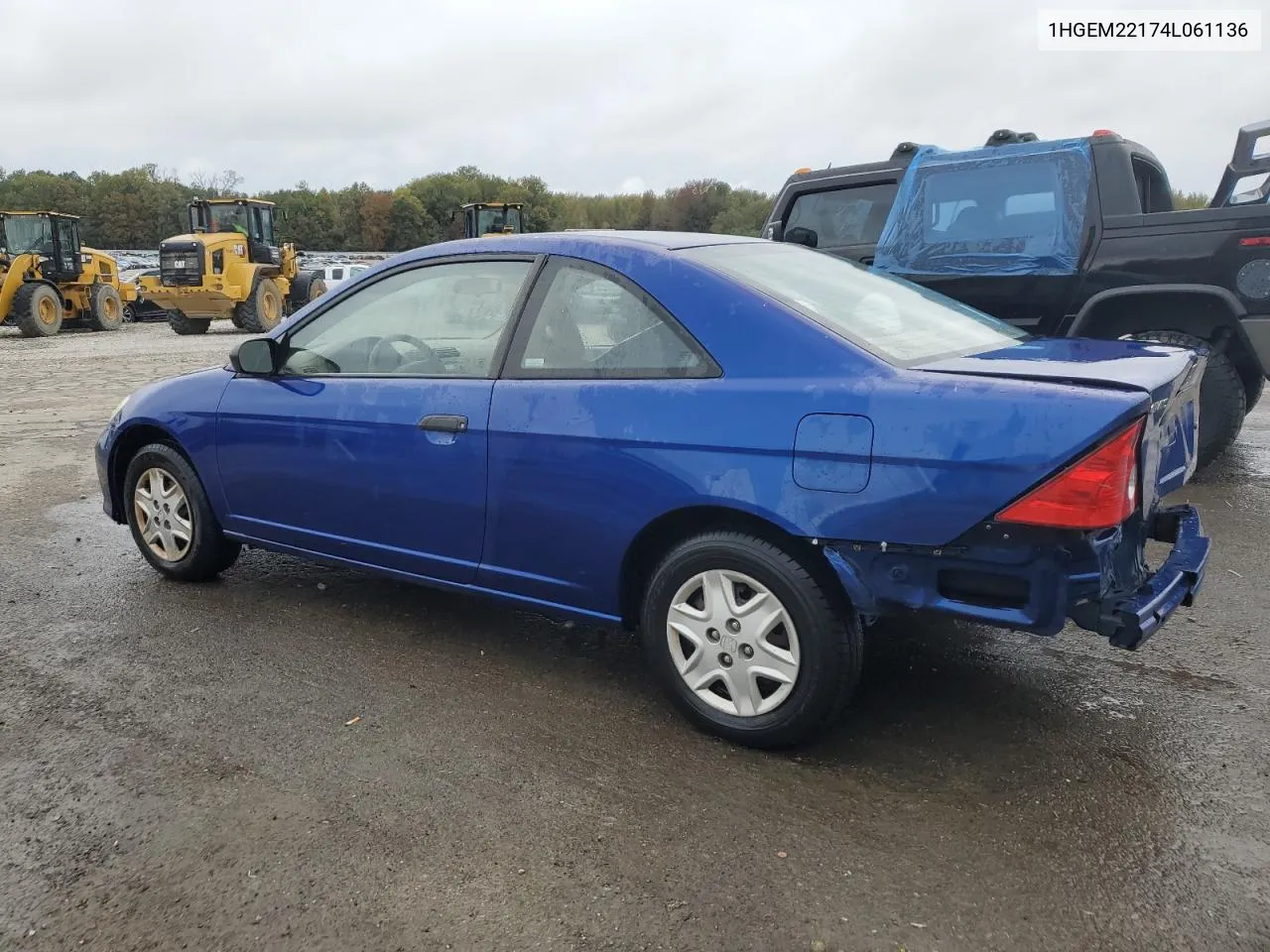 2004 Honda Civic Dx Vp VIN: 1HGEM22174L061136 Lot: 78253954