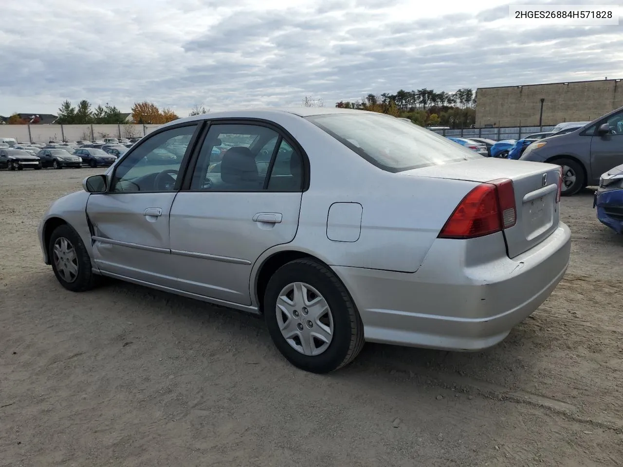 2004 Honda Civic Ex VIN: 2HGES26884H571828 Lot: 78345104