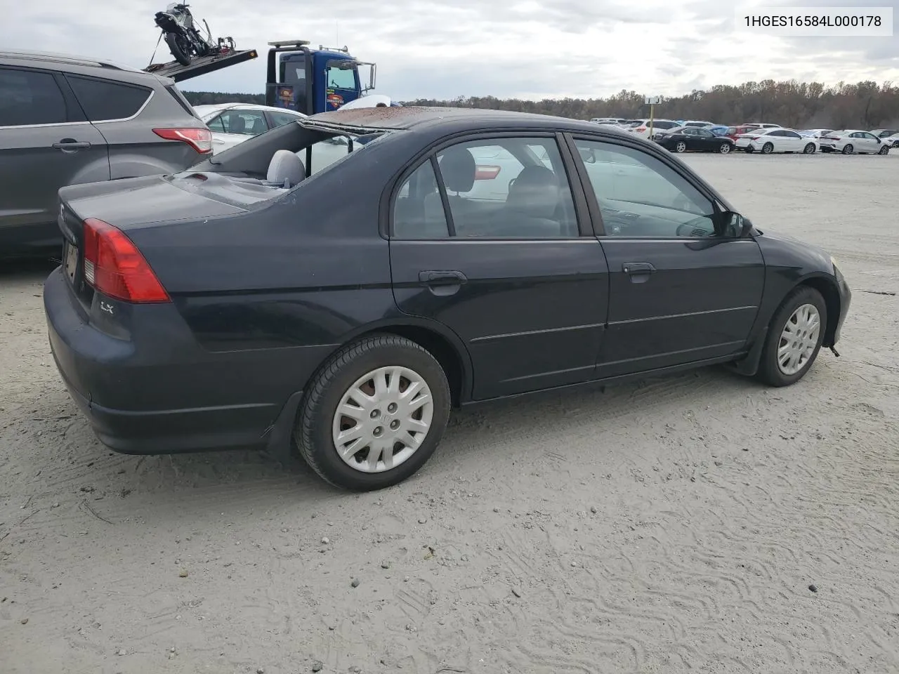 2004 Honda Civic Lx VIN: 1HGES16584L000178 Lot: 78357454