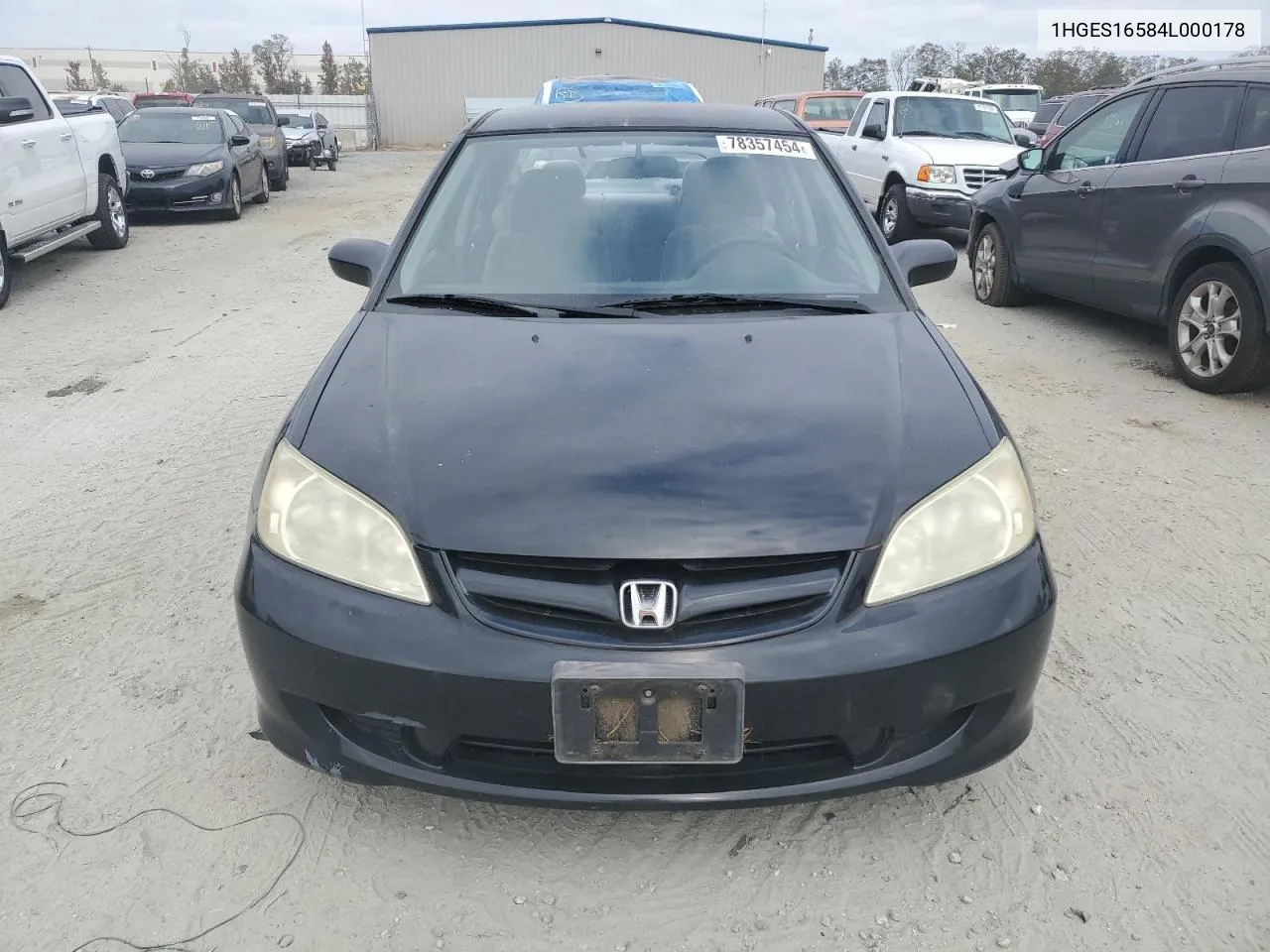 2004 Honda Civic Lx VIN: 1HGES16584L000178 Lot: 78357454