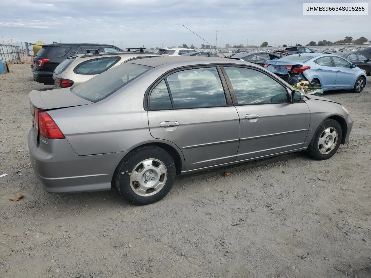 2004 Honda Civic Hybrid VIN: JHMES96634S005265 Lot: 78545724