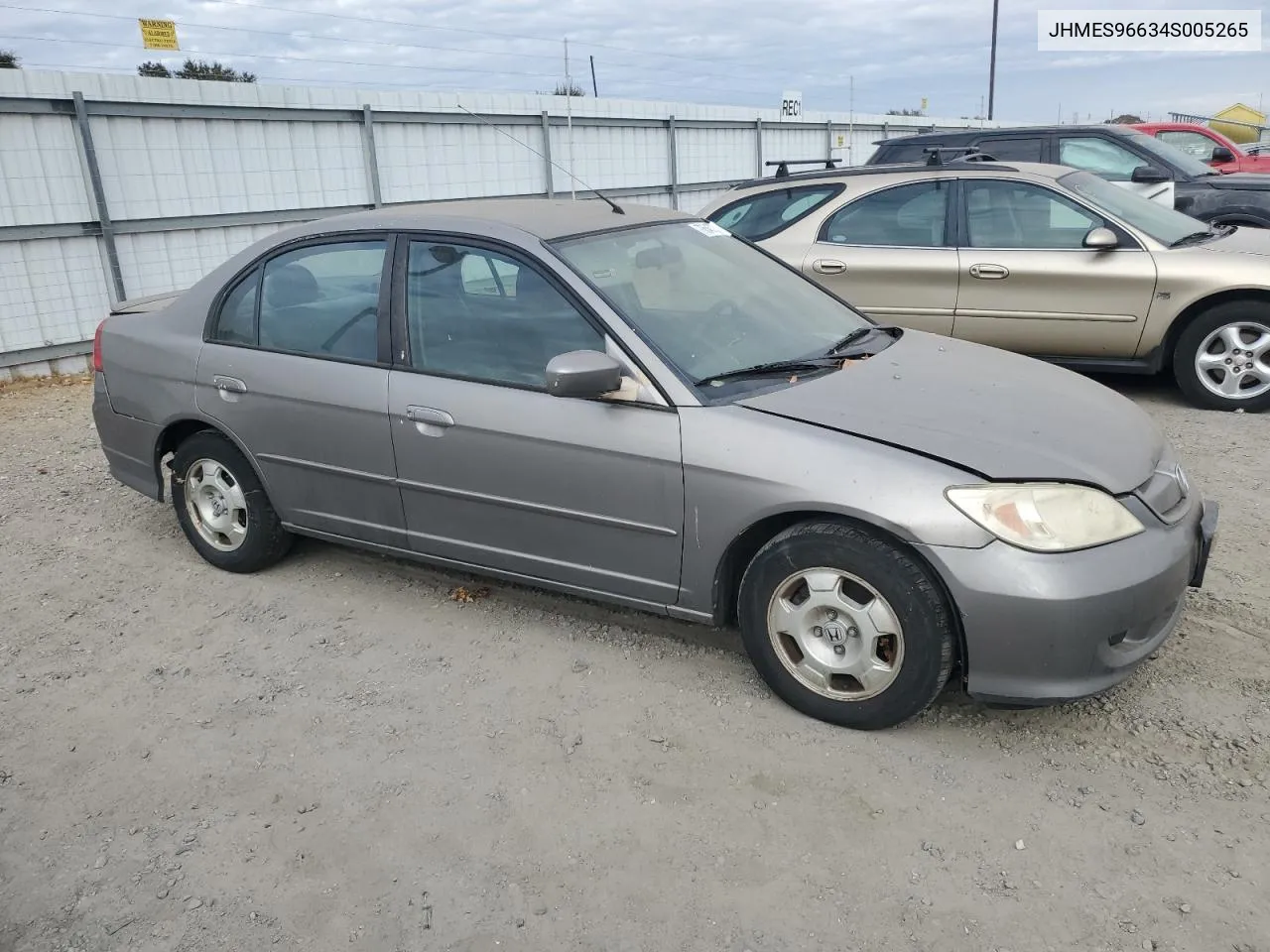 2004 Honda Civic Hybrid VIN: JHMES96634S005265 Lot: 78545724