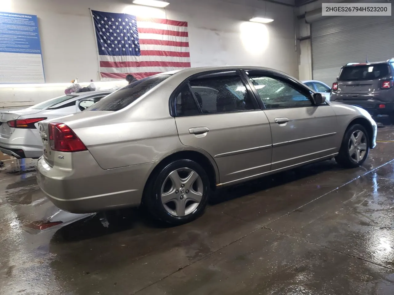 2004 Honda Civic Ex VIN: 2HGES26794H523200 Lot: 78992234