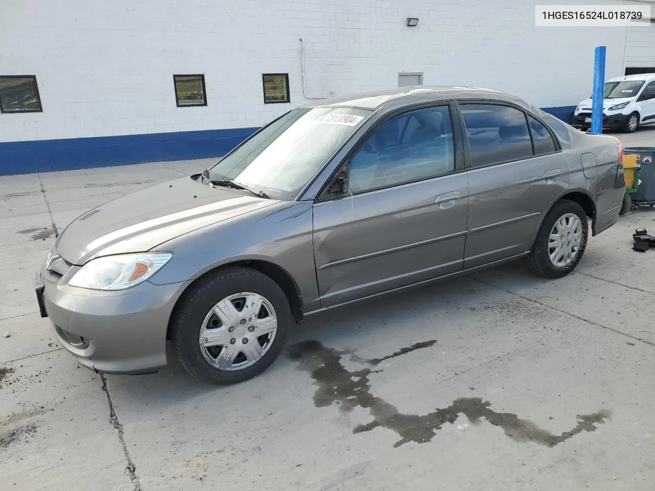 2004 Honda Civic Lx VIN: 1HGES16524L018739 Lot: 79133904