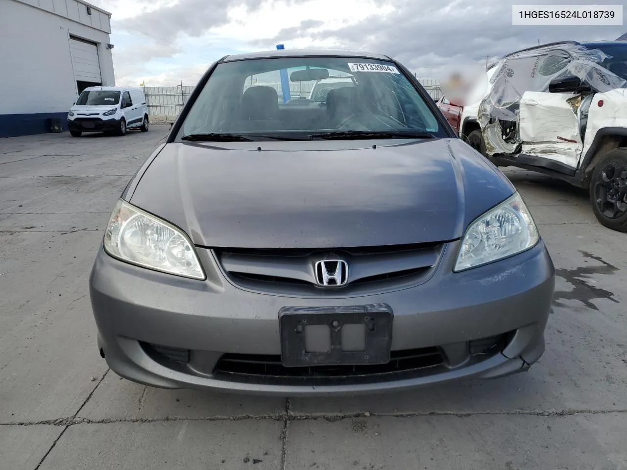 2004 Honda Civic Lx VIN: 1HGES16524L018739 Lot: 79133904