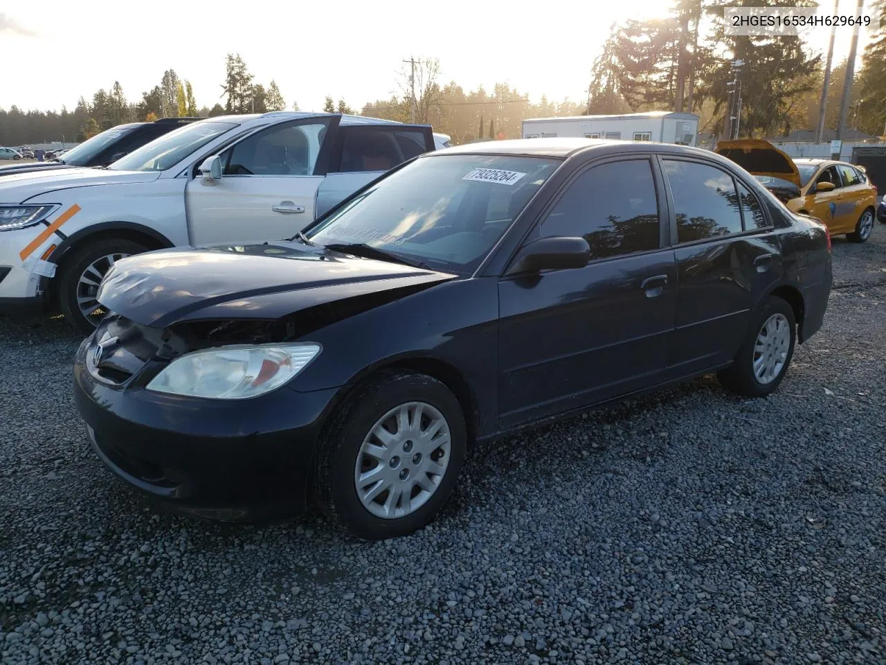 2004 Honda Civic Lx VIN: 2HGES16534H629649 Lot: 79325264