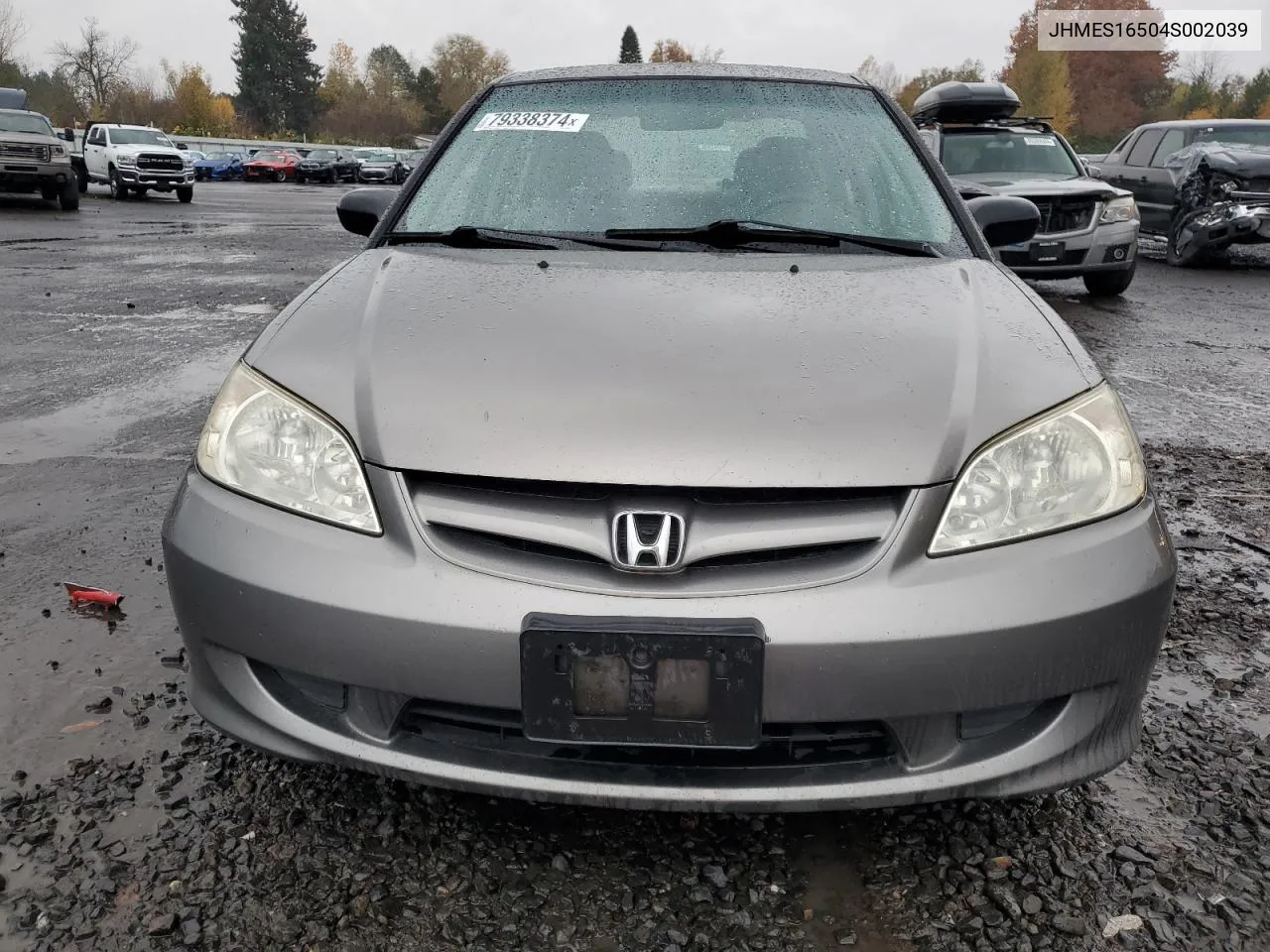 2004 Honda Civic Lx VIN: JHMES16504S002039 Lot: 79338374