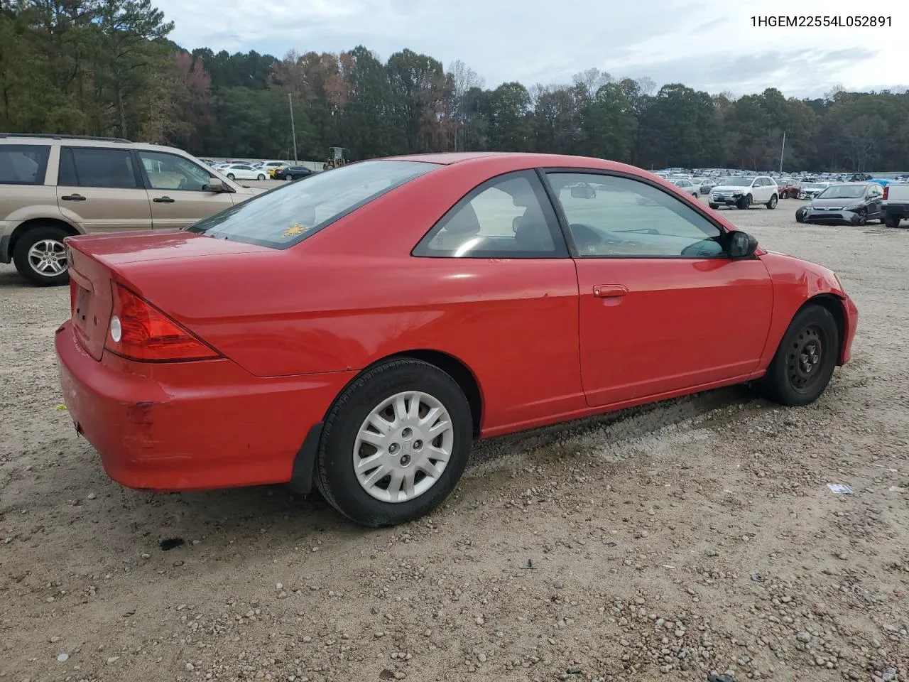 2004 Honda Civic Lx VIN: 1HGEM22554L052891 Lot: 79834094