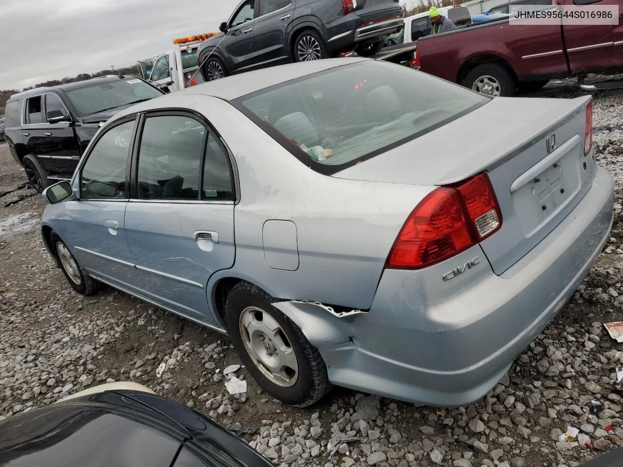 2004 Honda Civic Hybrid VIN: JHMES95644S016986 Lot: 80770894