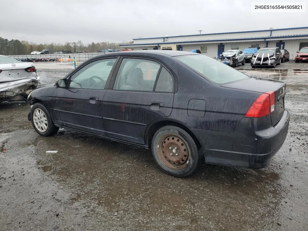 2004 Honda Civic Lx VIN: 2HGES16554H505821 Lot: 80852834