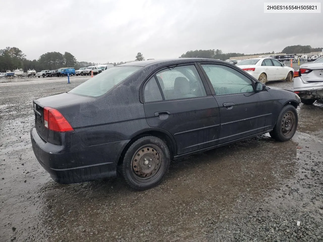 2004 Honda Civic Lx VIN: 2HGES16554H505821 Lot: 80852834