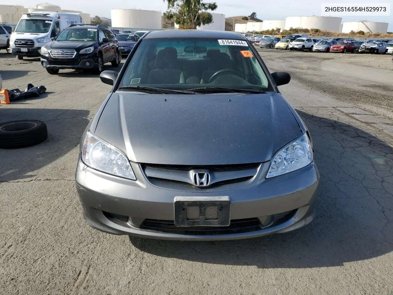 2004 Honda Civic Lx VIN: 2HGES16554H529973 Lot: 81641944