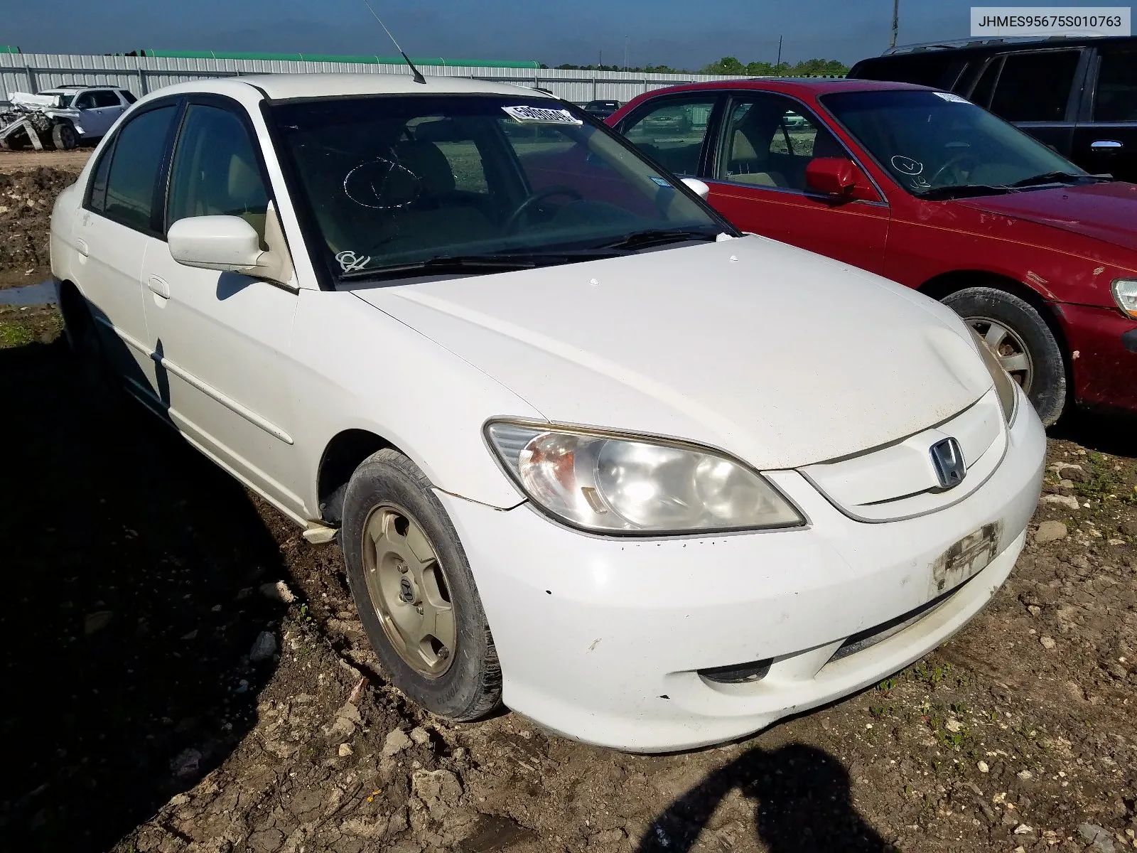 2005 Honda Civic Hybrid VIN: JHMES95675S010763 Lot: 59990649