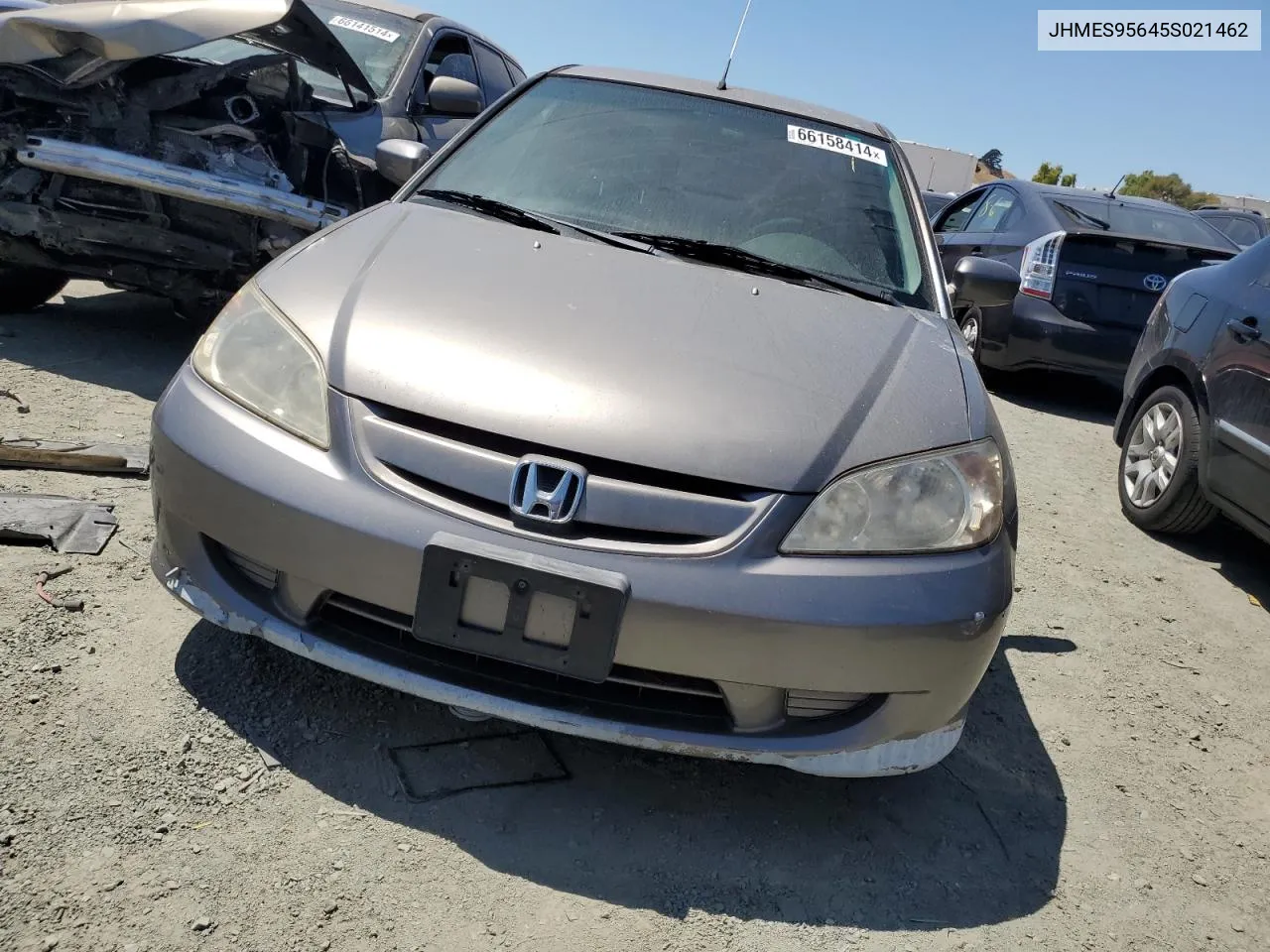 2005 Honda Civic Hybrid VIN: JHMES95645S021462 Lot: 66158414