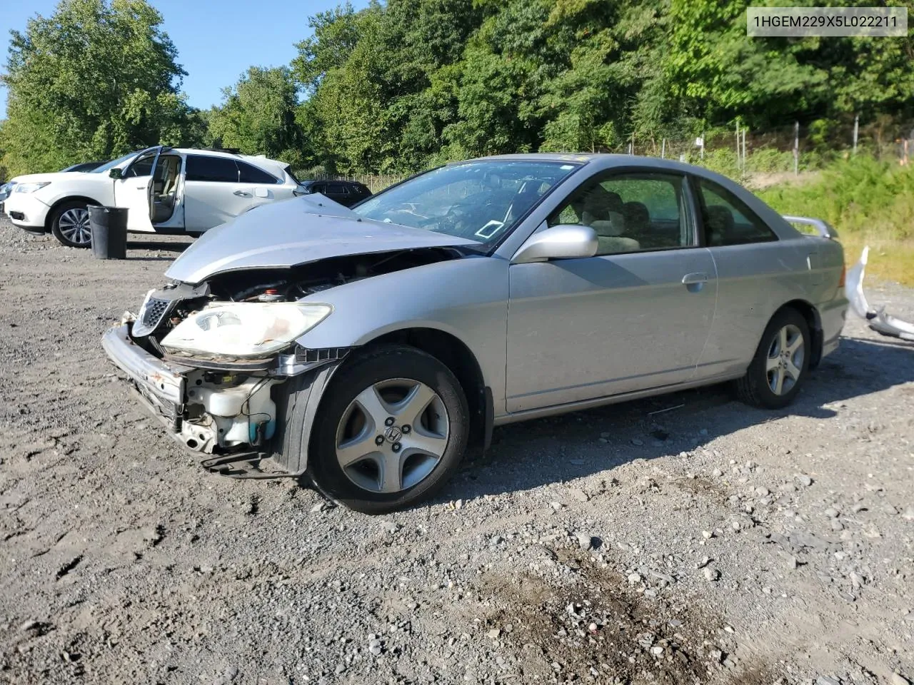 1HGEM229X5L022211 2005 Honda Civic Ex