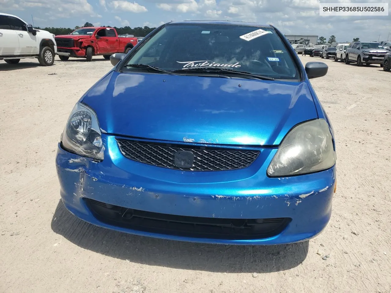 2005 Honda Civic Si VIN: SHHEP33685U502586 Lot: 67400874