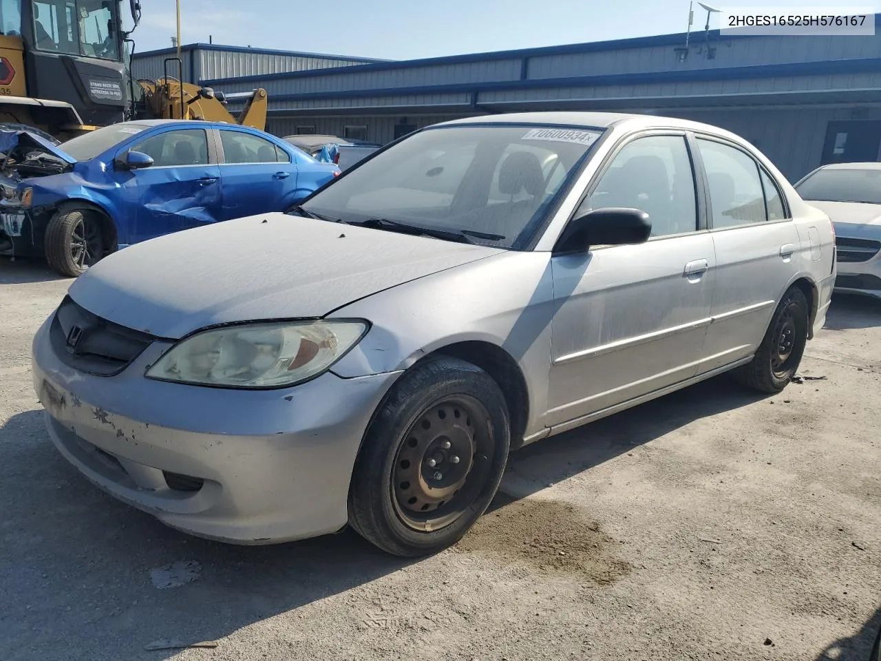 2HGES16525H576167 2005 Honda Civic Lx