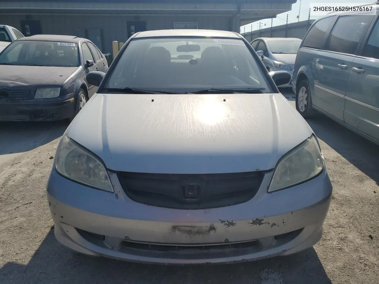 2HGES16525H576167 2005 Honda Civic Lx