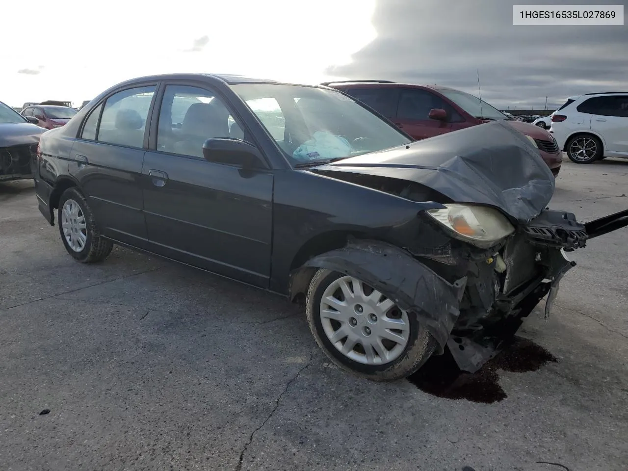 2005 Honda Civic Lx VIN: 1HGES16535L027869 Lot: 71018264