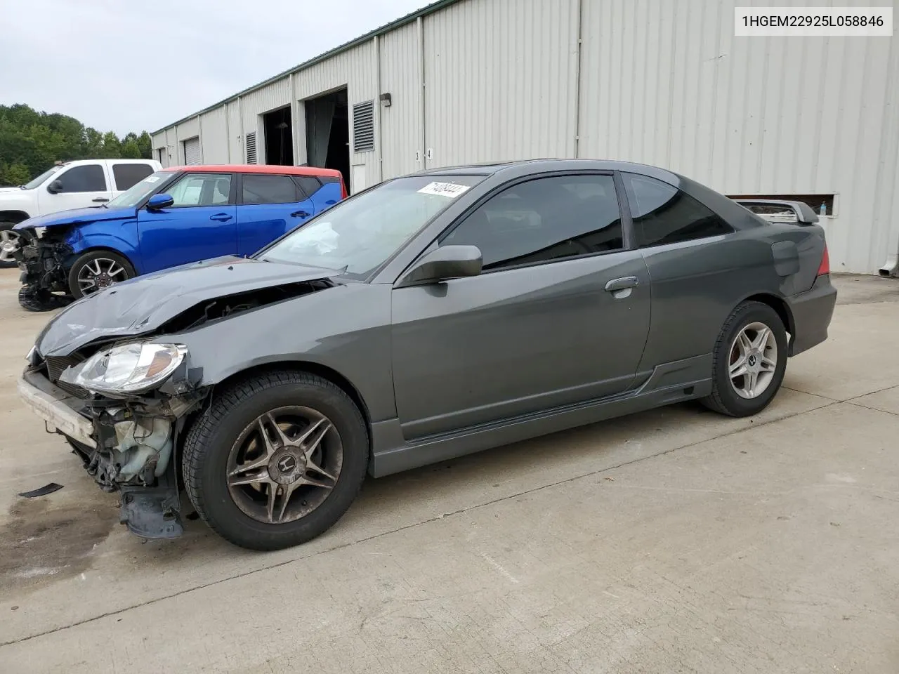 2005 Honda Civic Ex VIN: 1HGEM22925L058846 Lot: 71408444