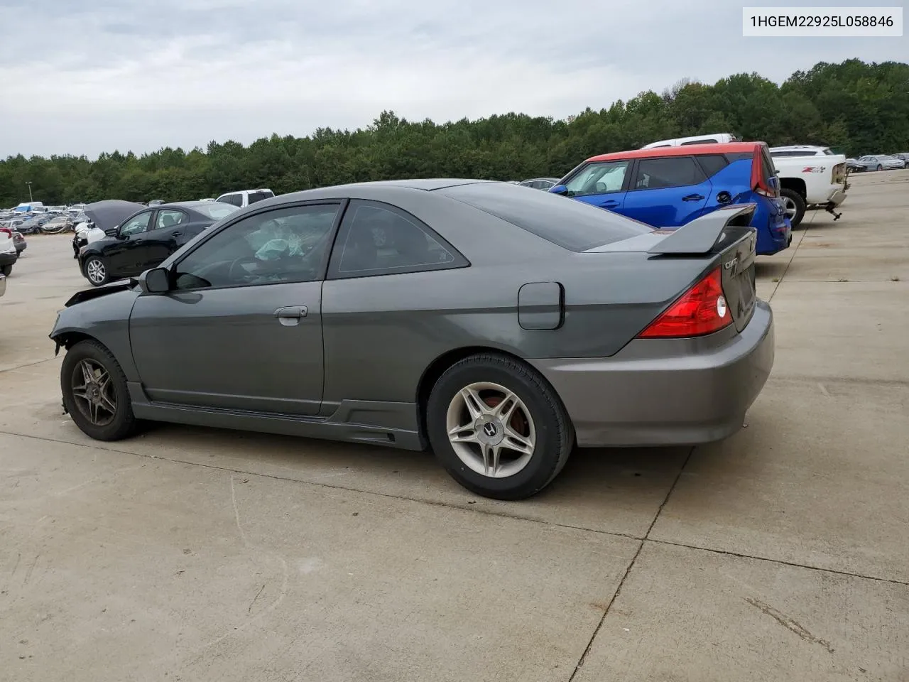 2005 Honda Civic Ex VIN: 1HGEM22925L058846 Lot: 71408444