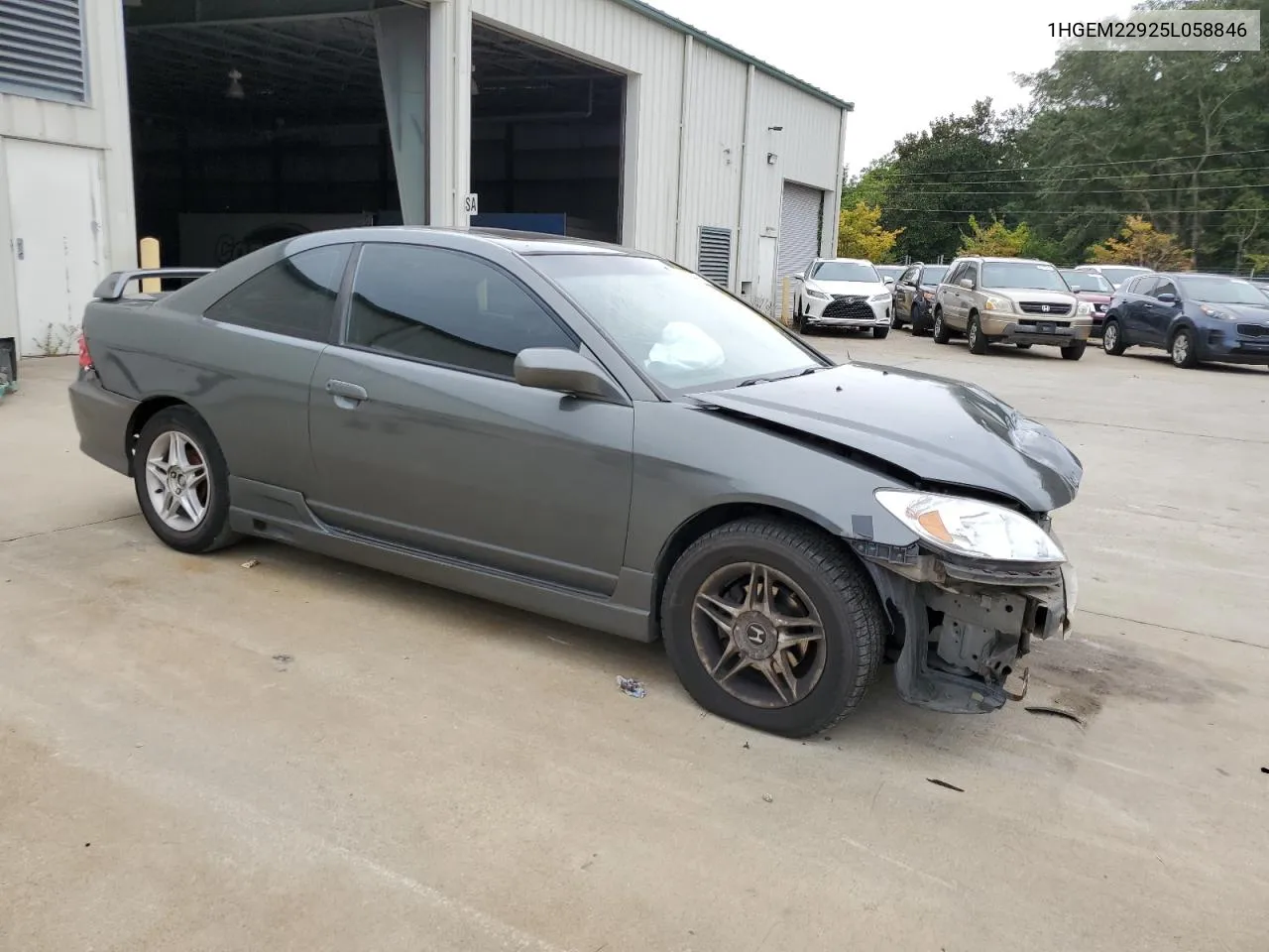 1HGEM22925L058846 2005 Honda Civic Ex