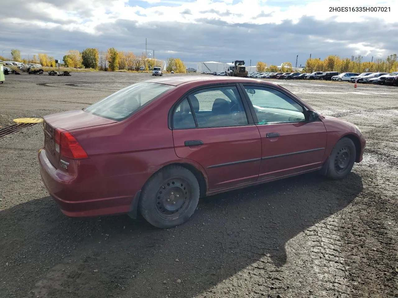 2005 Honda Civic Dx Vp VIN: 2HGES16335H007021 Lot: 73783524