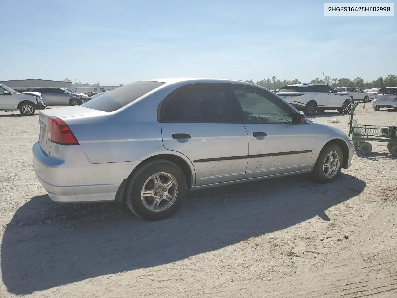 2005 Honda Civic Dx VIN: 2HGES16425H602998 Lot: 75051764