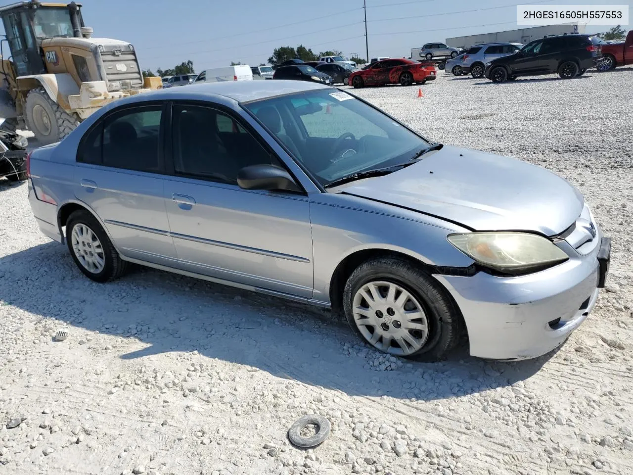 2005 Honda Civic Lx VIN: 2HGES16505H557553 Lot: 75062764