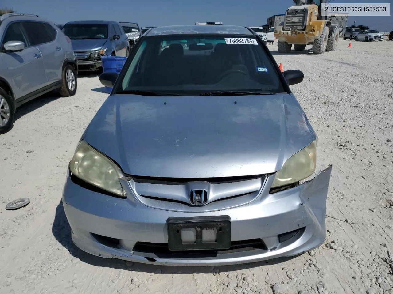 2005 Honda Civic Lx VIN: 2HGES16505H557553 Lot: 75062764