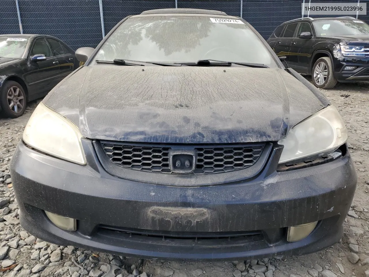 2005 Honda Civic Ex VIN: 1HGEM21995L023996 Lot: 75929274