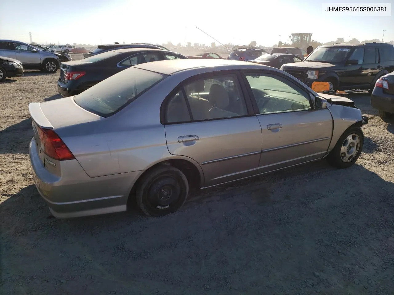 2005 Honda Civic Hybrid VIN: JHMES95665S006381 Lot: 76102524