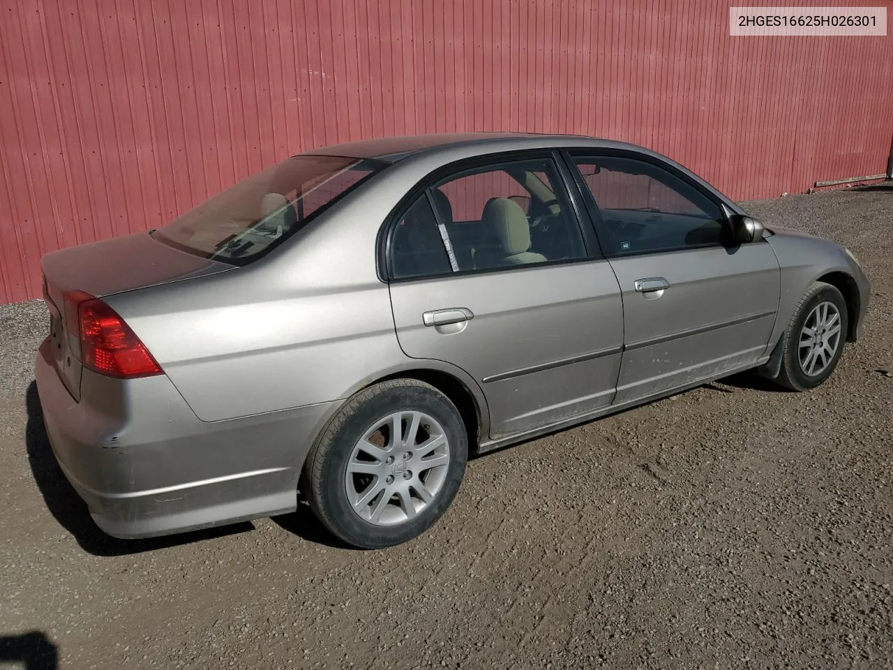 2HGES16625H026301 2005 Honda Civic Lx