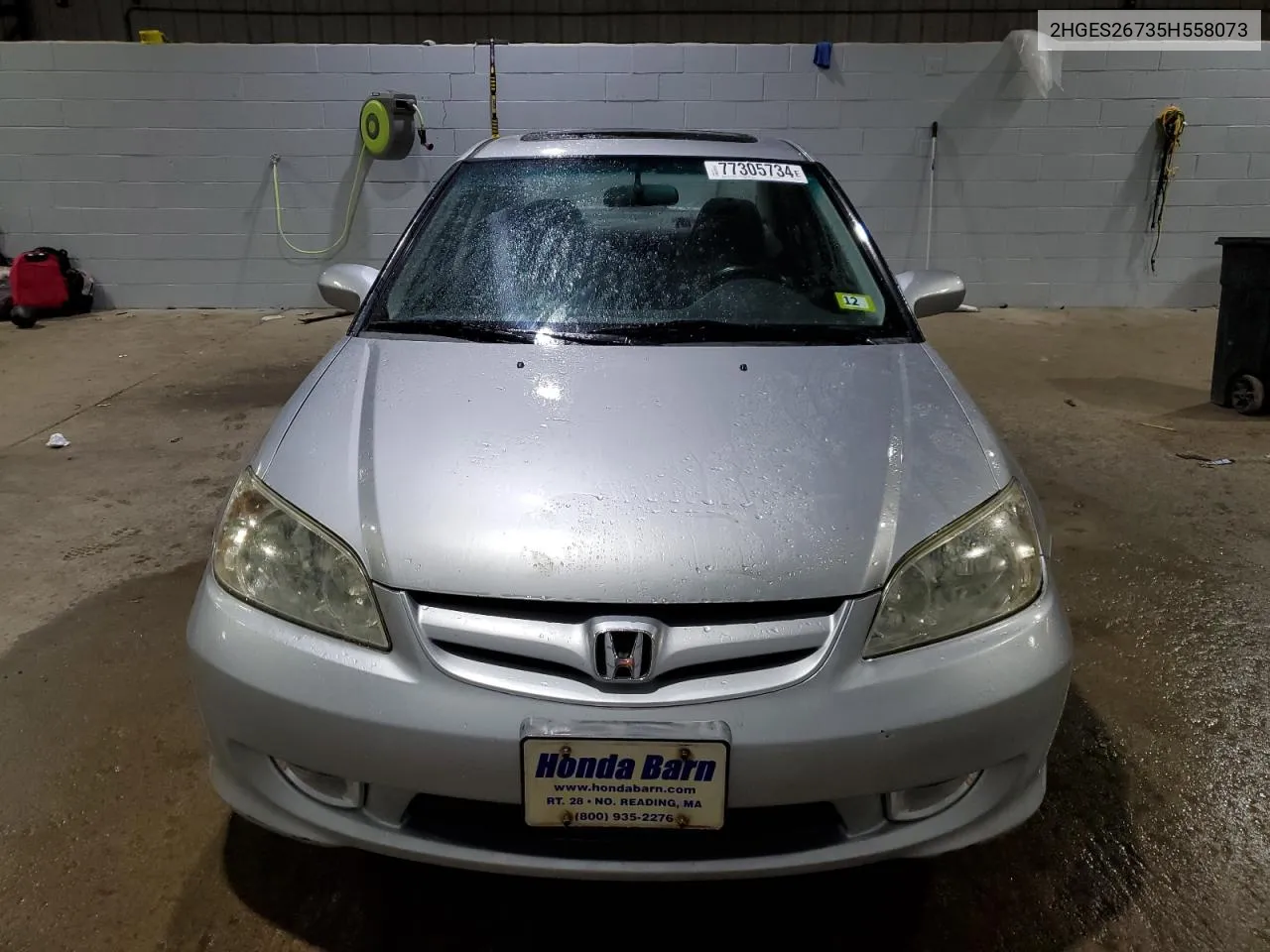 2005 Honda Civic Ex VIN: 2HGES26735H558073 Lot: 77305734