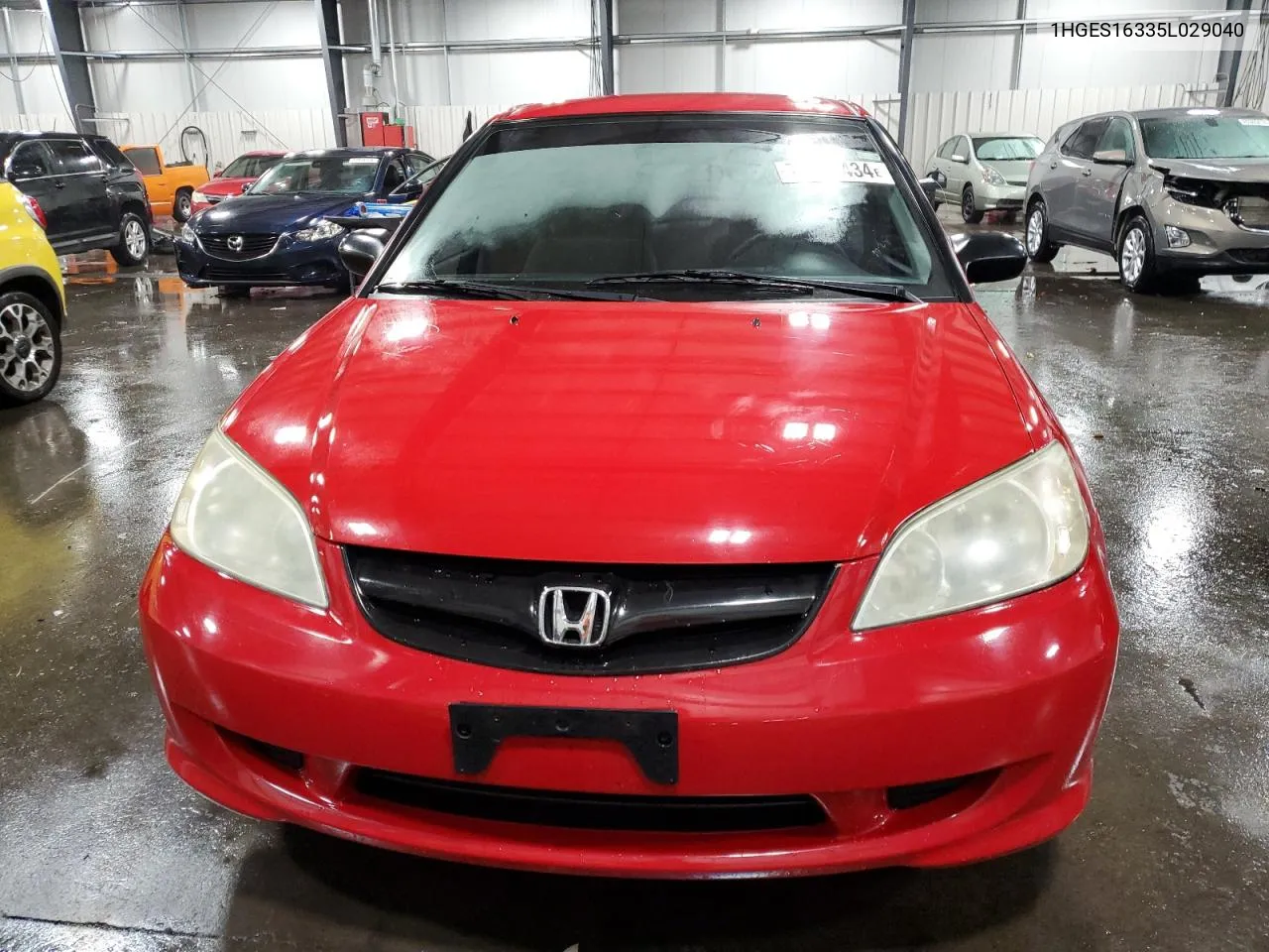 2005 Honda Civic Dx Vp VIN: 1HGES16335L029040 Lot: 77640434