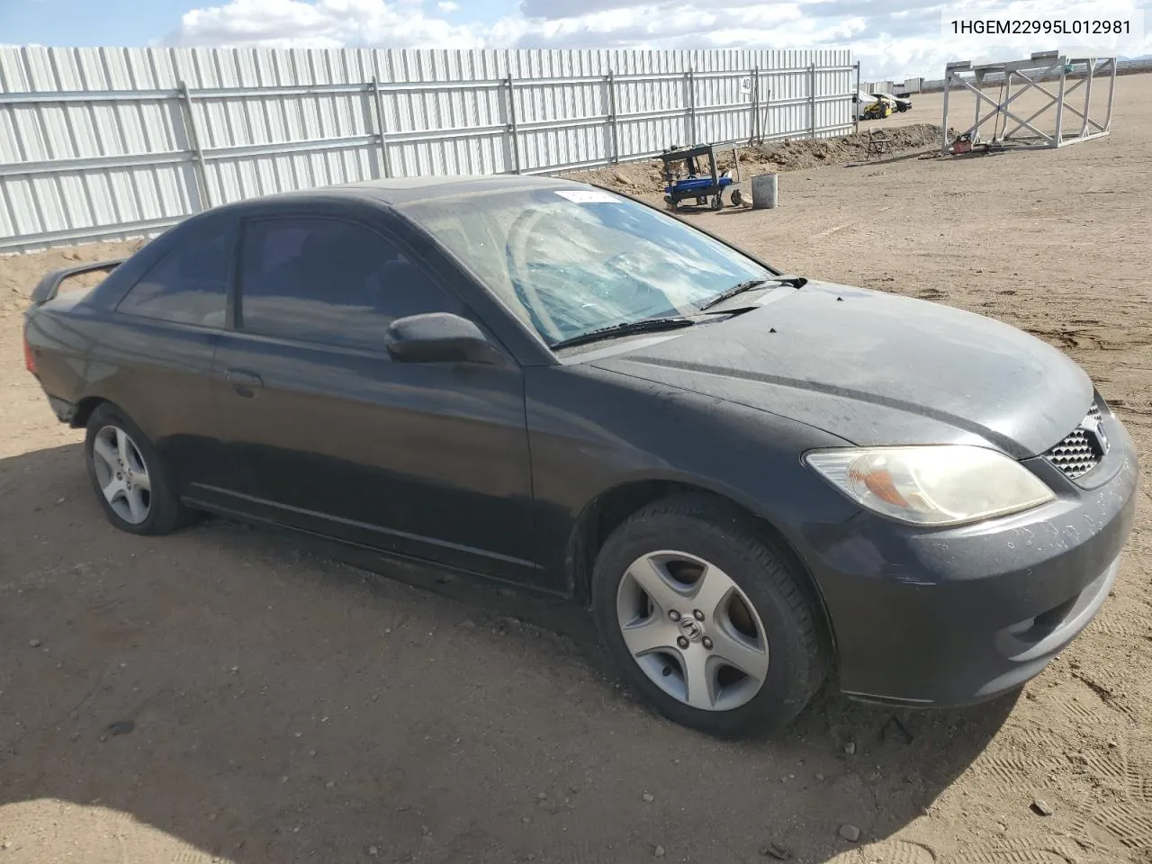 2005 Honda Civic Ex VIN: 1HGEM22995L012981 Lot: 78104174