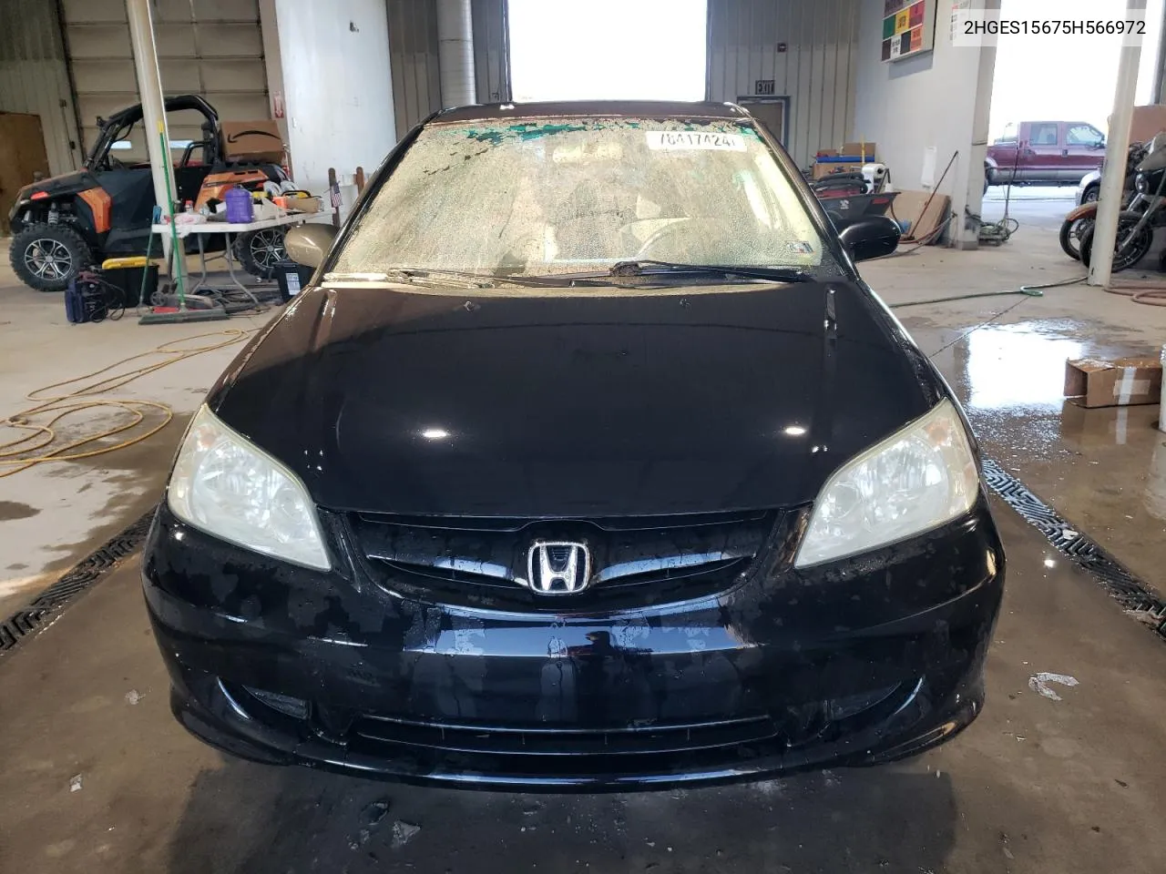 2005 Honda Civic Lx VIN: 2HGES15675H566972 Lot: 78417424