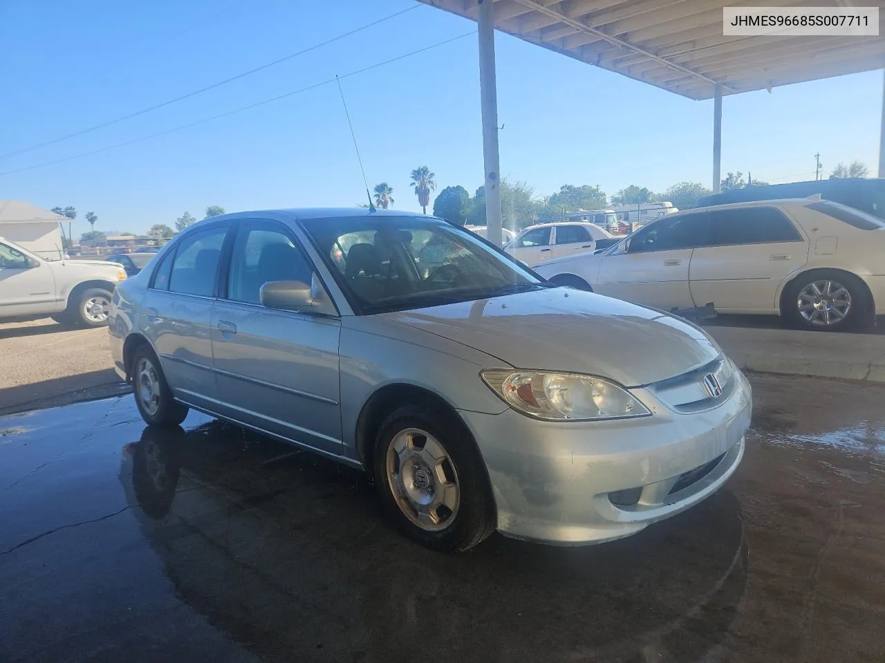 2005 Honda Civic Hybrid VIN: JHMES96685S007711 Lot: 78539984