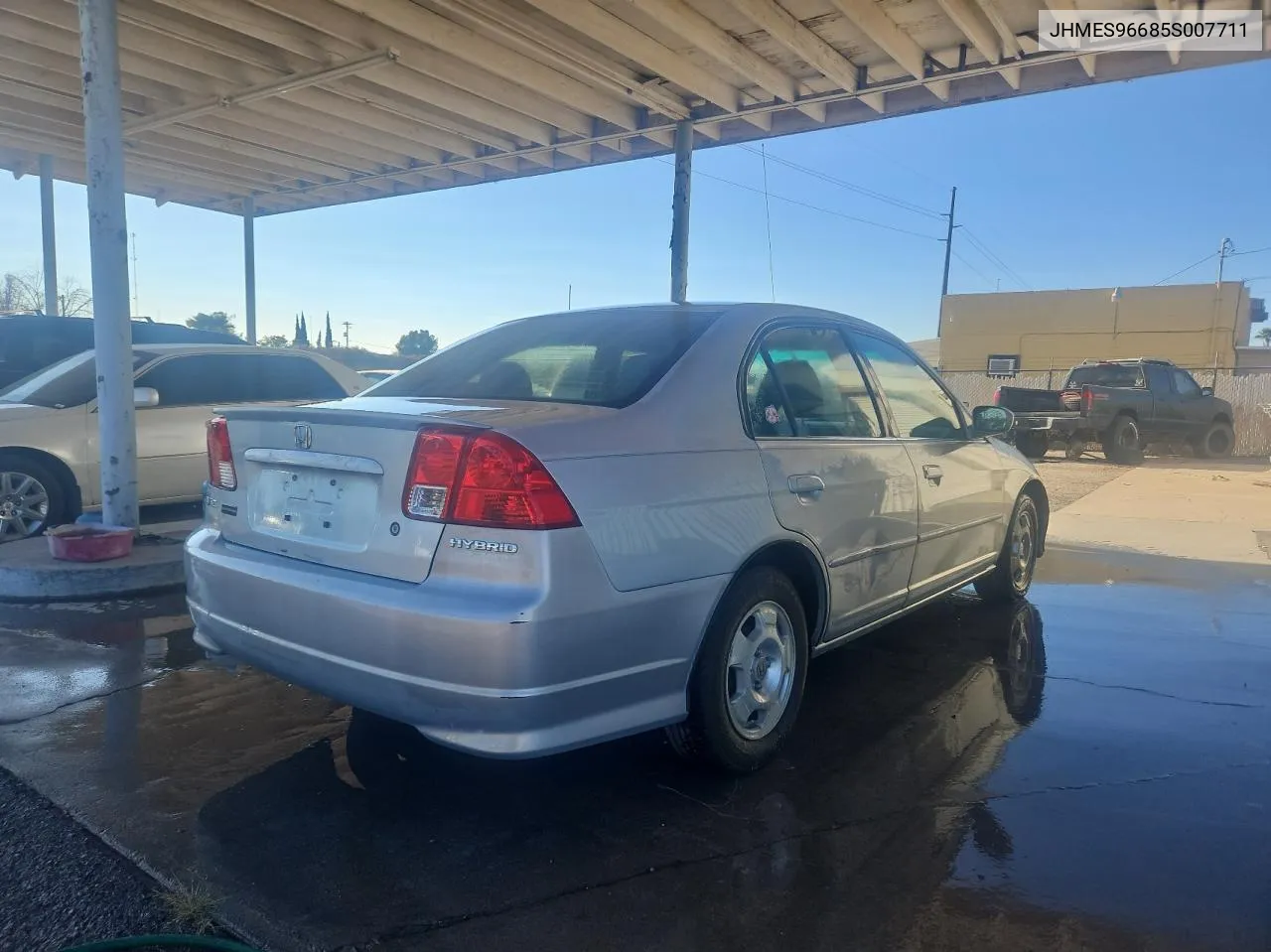 2005 Honda Civic Hybrid VIN: JHMES96685S007711 Lot: 78539984