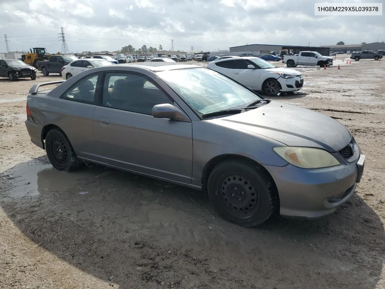 2005 Honda Civic Ex VIN: 1HGEM229X5L039378 Lot: 79332464