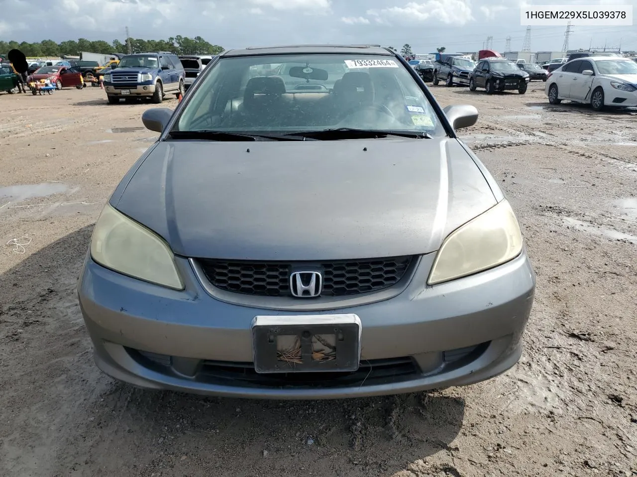 2005 Honda Civic Ex VIN: 1HGEM229X5L039378 Lot: 79332464