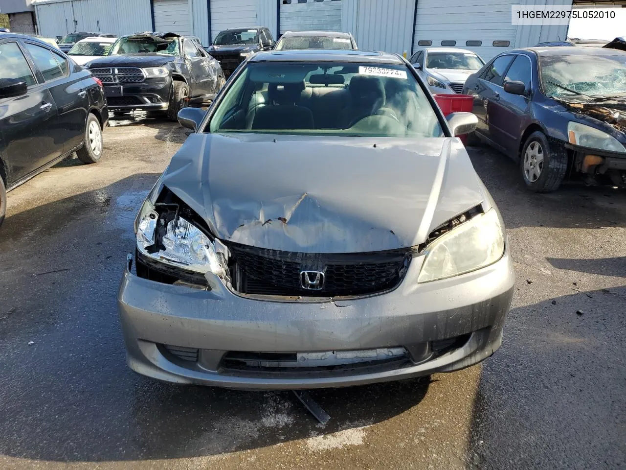 2005 Honda Civic Ex VIN: 1HGEM22975L052010 Lot: 79333224