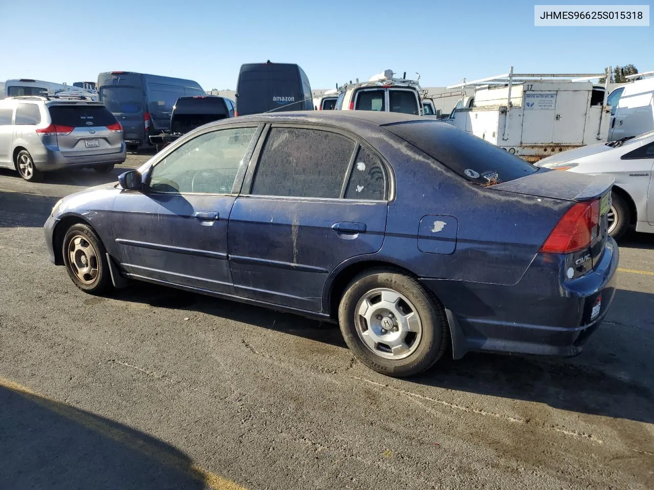 2005 Honda Civic Hybrid VIN: JHMES96625S015318 Lot: 79566564