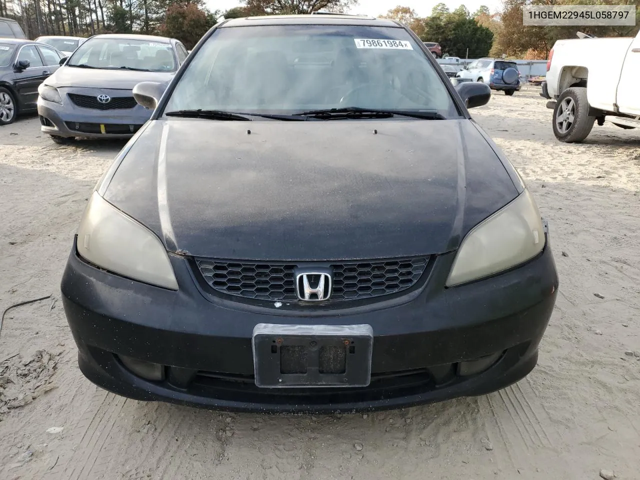 2005 Honda Civic Ex VIN: 1HGEM22945L058797 Lot: 79861984