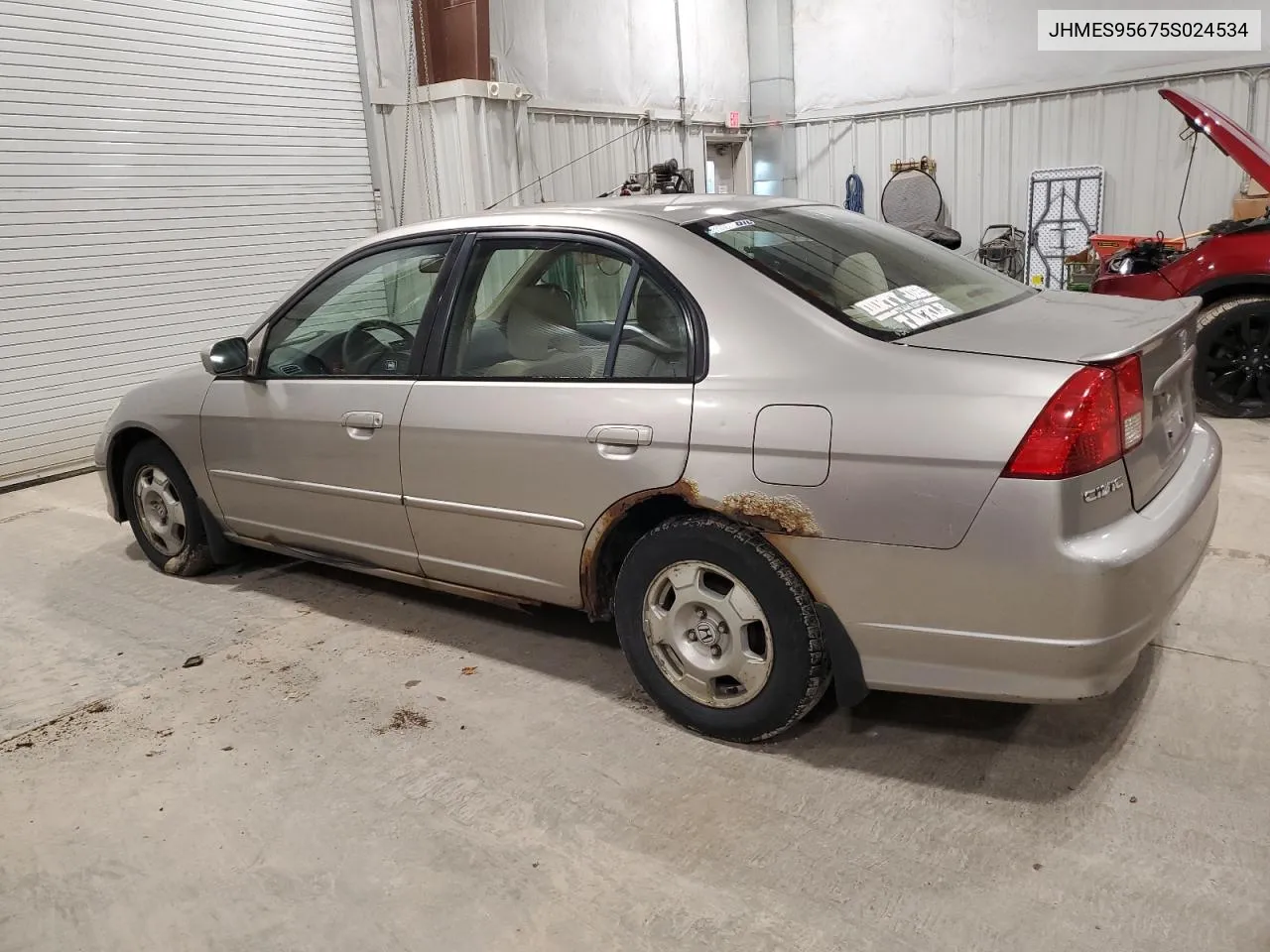 2005 Honda Civic Hybrid VIN: JHMES95675S024534 Lot: 80716274