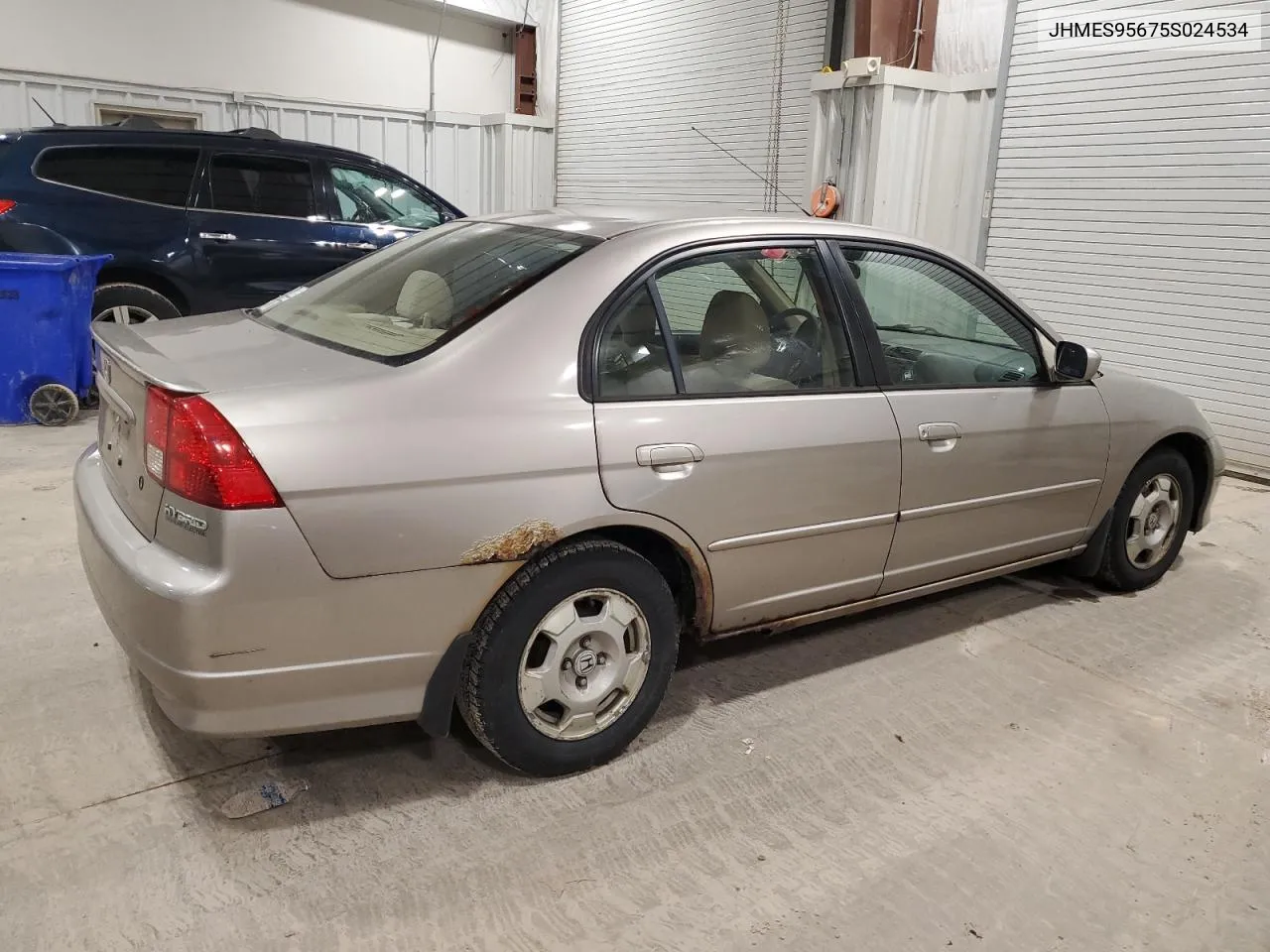 2005 Honda Civic Hybrid VIN: JHMES95675S024534 Lot: 80716274